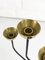 Vintage Scandinavian Candelabra in Brass and Metal by Gunnar Ander for Ystad Metall, 1950s 10