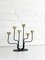 Vintage Scandinavian Candelabra in Brass and Metal by Gunnar Ander for Ystad Metall, 1950s 7