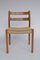 Vintage Danish #84 Chairs in Teak by Niels Møller, 1970s, Set of 4 7