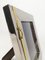 Mid-Century Chromed Steel and Brass Picture Frame, Italy, 1970s, Image 4