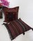 Vintage Afghan Beloch Nomad Rug Seat Cushion, 1950s 6