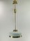 Lámpara de araña vienesa Art Déco con vidrio opalino, Imagen 1