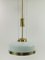 Art Deco Viennese Chandelier with Opal Glass 10