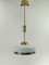 Art Deco Viennese Chandelier with Opal Glass 11