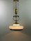 Lámpara de araña Arrt Deco vienesa con vidrio opalino, años 20, Imagen 2