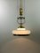 Lámpara de araña Arrt Deco vienesa con vidrio opalino, años 20, Imagen 13