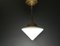 Lampada da soffitto Art Déco, anni '20, set di 2, Immagine 3