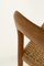 Danish Teak and Paper Cord Model 57 Chairs by Niels Otto (N. O.) Møller, 1960s, Set of 10, Image 13