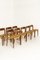 Danish Teak and Paper Cord Model 57 Chairs by Niels Otto (N. O.) Møller, 1960s, Set of 10, Image 7