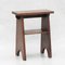 Vintage French Stool in Oak, 1950, Image 7
