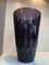 Italian Violet Crystal Handmade Cut Vase from Simoeng 8