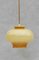 French Pendant Light in Opaline Glass, 1970 1