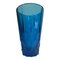 Italienische handgefertigte italienische Vase aus blauem Kristallglas von Simoeng 1