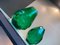 Vasi in cristallo verde di Simoeng, Italia, set di 2, Immagine 5