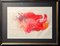Dora Maar, Red Abstract Composition, 1950er, Öl auf Papier, Gerahmt 1