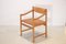 Pine Chair with Armrests, 1960s 2