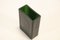 Scandinavian Dark Green Vase with Textured Glass, 1960s, Image 3