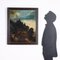 Italienischer Schulkünstler, Landschaft mit Fluss und Frauenfigur, Öl auf Leinwand, 19. Jh 2