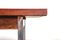 Extendable Chrome and Rosewood Dining Table by Alfred Hendrickx for Belfrom, Belgium, 1960s 4