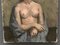 Pierre Monteret, Giovane donna dai capelli rossi, XX secolo, olio su tela, Immagine 3
