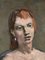 Pierre Monteret, Giovane donna dai capelli rossi, XX secolo, olio su tela, Immagine 6