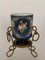 Napoleon III Porcelain Brass Frame Dore Vases, Paris, Set of 2, Image 9