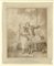 Henry Howard RA, Boy & Girl with Pet Cat & Dog, Early 19th Century, Brown Wash Drawing 2