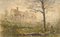 G. Cervelli, Farmhaus in Tinchebray-Bocage, Normandie, 1910er, Aquarell 1