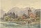 Alexander Monro, Near Thun, Canton Berna, Svizzera, 1836, acquerello, Immagine 2