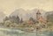 Alexander Monro, Near Thun, Canton Berna, Svizzera, 1836, acquerello, Immagine 1