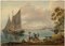 Angeln Lugger Boote auf Mündung mit Fischer, 1825, Aquarell 2