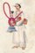Indian Company Schulkünstler, Shisha Bearer, 1800er, Gouache on Glimmer 1
