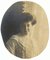 Conde Mario Grixoni, Retrato ovalado de una dama eduardiana, principios del siglo XX, dibujo de grafito, Imagen 2