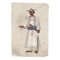 Indian Company School Artist, Messenger with Letter, 1800s, Gouache on Mica 2