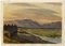 Almannagjá Chasm, Thingvellir National Park, 1878, Aquarell 2