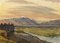 Almannagjá Chasm, Thingvellir National Park, 1878, Aquarell 1