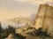 William Cowen, Port & Citadel Fortress of Bastia, Korsika, 1840, Aquarell 1