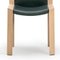 Chairs 300 Wood und Sørensen Leder von Joe Colombo für Karakter, 4er Set 3