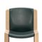 Chairs 300 Wood and Sørensen Leather by Joe Colombo for Karakter, Set of 4, Image 4