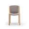 Chairs 300 Wood und Sørensen Leder von Joe Colombo für Karakter, 4er Set 17