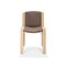 Chairs 300 Wood and Sørensen Leather by Joe Colombo for Karakter, Set of 4 7