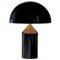 Lámpara de mesa Atollo grande de metal negro de Vico Magistretti para Oluce, Imagen 5