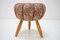 Mid-Century Stool / Tabouret in the Style of Jindřich Halabala, 1958, Image 7