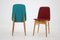 Ash Dining Chairs, Czechoslovakia, 1960s, Set of 6 12