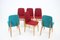 Ash Dining Chairs, Czechoslovakia, 1960s, Set of 6 2