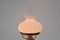 Lámpara de mesa Mid-Century de vidrio, años 60, Imagen 6