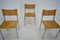 Chrome Dining Chairs attributed to Viliam Chlebo, Czechoslovakia, 1980s, Set of 4 11