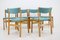 Sedie da pranzo in legno curvato, Danimarca, anni '60, set di 6, Immagine 7