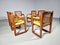 Art Déco Esszimmerstühle aus Teak, Frankreich, 1950er, 6er Set 5