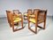 Art Deco Teak Dining Chairs, France, 1950s, Set of 6 5